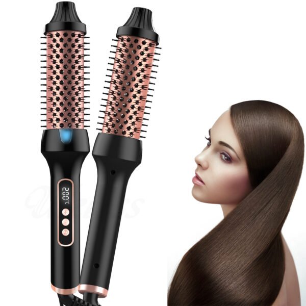 Roller Comb Does Not Hurt Hair Anion Straight Curling Or Straightening Double PTC Heater - Image 2