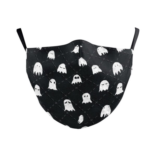 Digital Printing Halloween Skull Pumpkin Creative Design Double-layer Dustproof Mask - Image 7