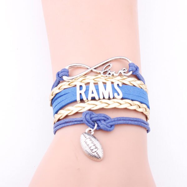Love Pendant FIREWIFE Letter Bracelet Multi-layer Woven Leather String - Image 6