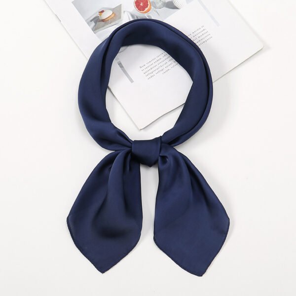 Simple And Versatile Satin Plain Handkerchief - Image 6