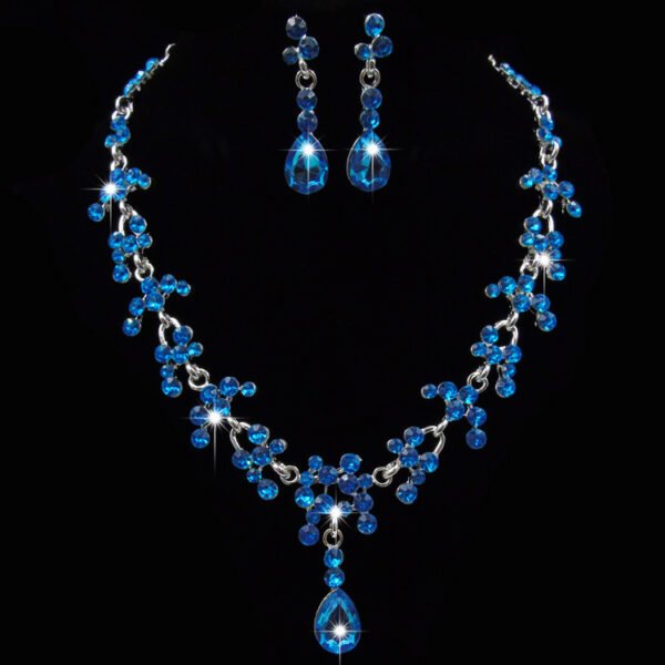 Europe and the United States foreign trade new bride, wedding jewelry, earrings, necklace set, wedding jewelry accessories, fast selling explosion female - Image 5