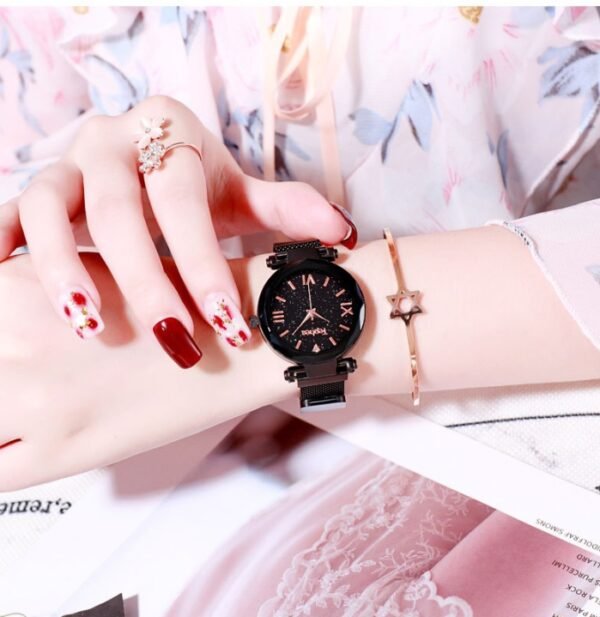 Star lazy magnet buckle quartz watch - Image 6