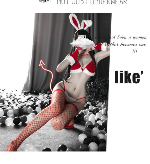 Erotic lingerie sexy Christmas uniform Christmas outfit - Image 3