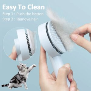 Self-Cleaning Grooming Comb for Dogs & Cats
