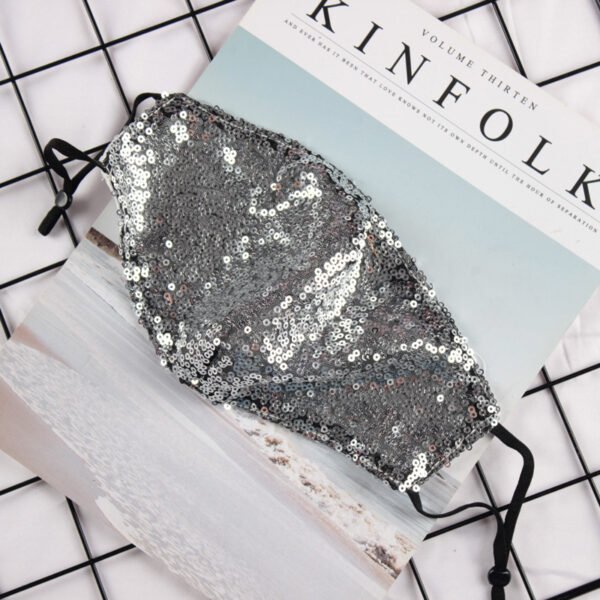 Sequin Fashion Dustproof Personalized Decorative Mask - Image 3