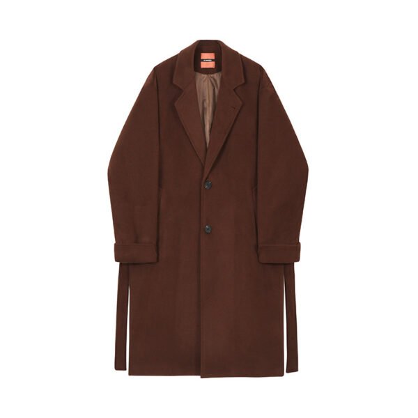 Trendy Gentleman's Wool Thickened Men's Coat - Image 2