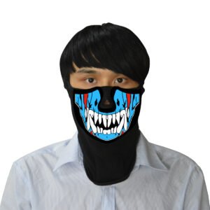 Voice control luminous scarf