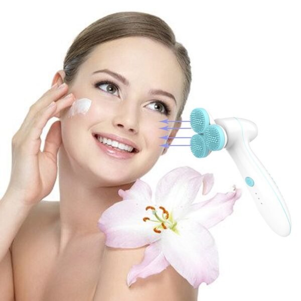 Three round 3D silicone cleansing instrument - Image 2
