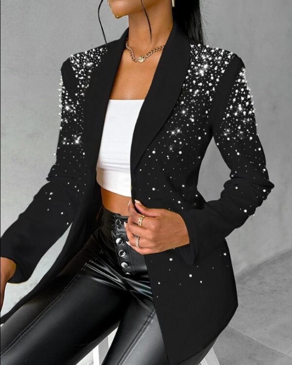 Fashion Casual Bubble Beads Small Suit Women's Clothing - Image 9
