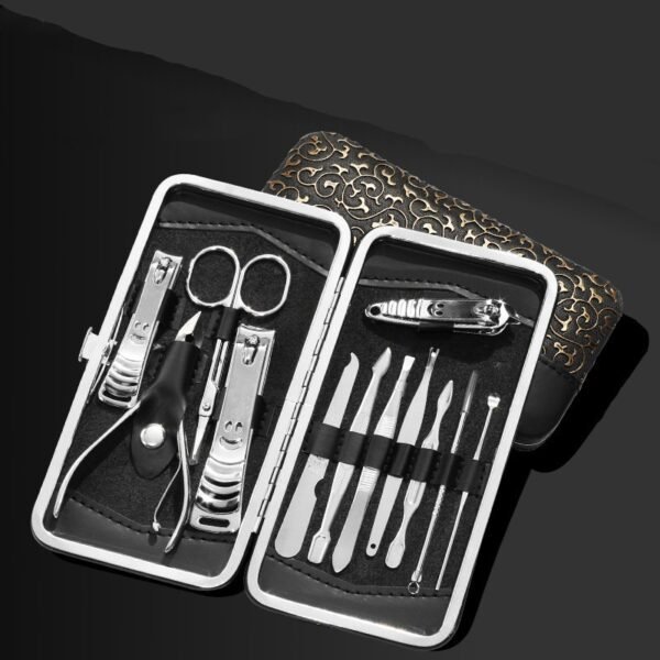 Stainless steel bright nail clippers set - Image 3