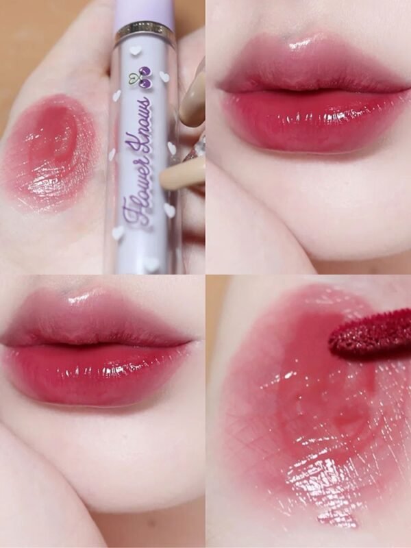 Flower Know Crystal Jelly Lip Glaze Mirror Moisturizing Lipstick - Image 4