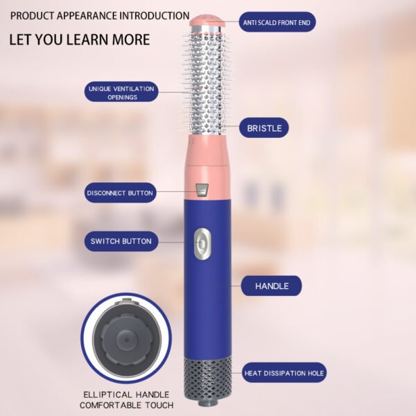 Five-in-one Hot Air Comb Automatic Hair Curler - Image 3