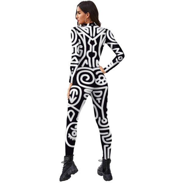 Women's Stretch One-piece Bodysuit Stage Costume - Image 3