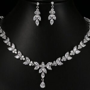 Zircon Simple Bridal Set