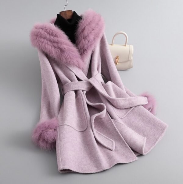 Autumn And Winter Coat Women's Sheepskin Woolen Slim Fit - Image 4