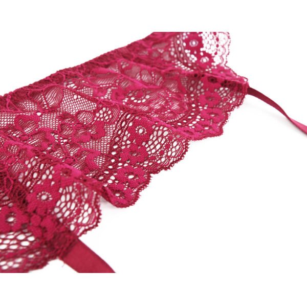 Lace Garter Vintage With Leg Ring Clipped Button Stockings One Non-slip - Image 3