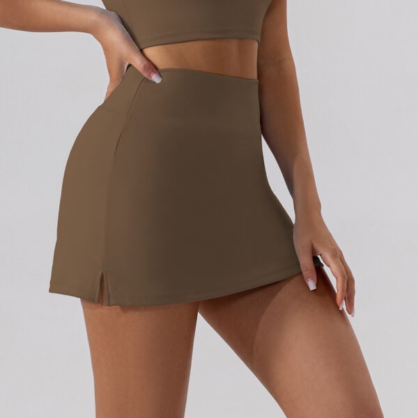 Slim Fit Yoga Skirts Breathable Mini Skirt Fitness Tennis Exercise Skirt - Image 2