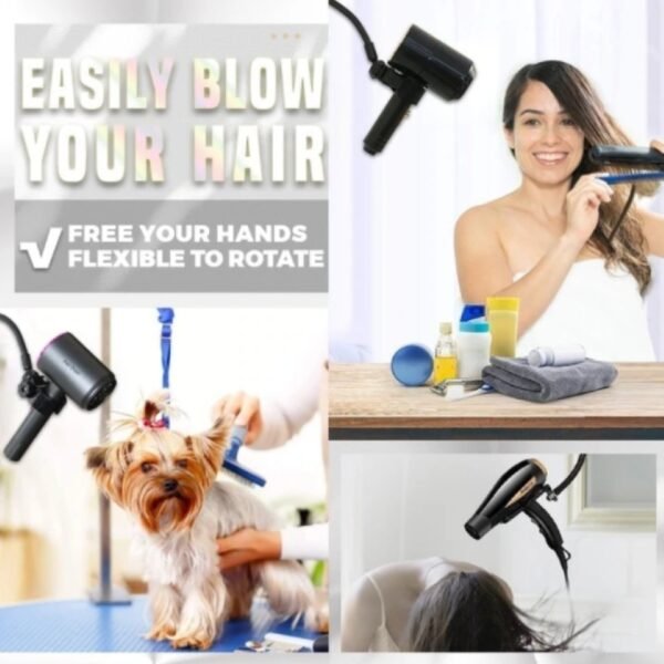 Punch-free Bathroom Hair Dryer Bracket Suction Cup - Image 4