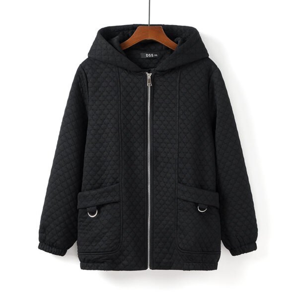 Loose All-match Casual Hooded Enkianthus Chinensis Knitted Jacket - Image 3
