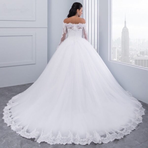Wedding Bridal Wedding Lace Large Tail - Image 4