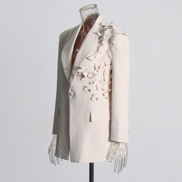 Stitching Three-dimensional Butterfly Decorative Suit Jacket - Image 3