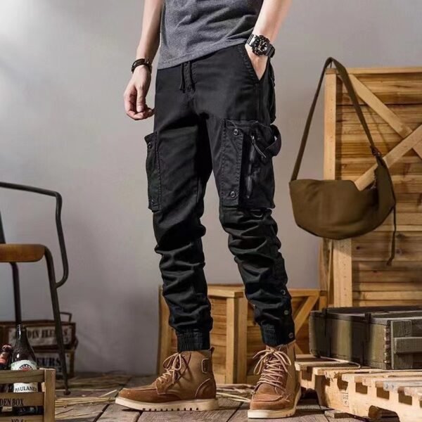 American Workwear Pants Men's Straight Functional Outdoor Tactics Casual Pants - Image 4