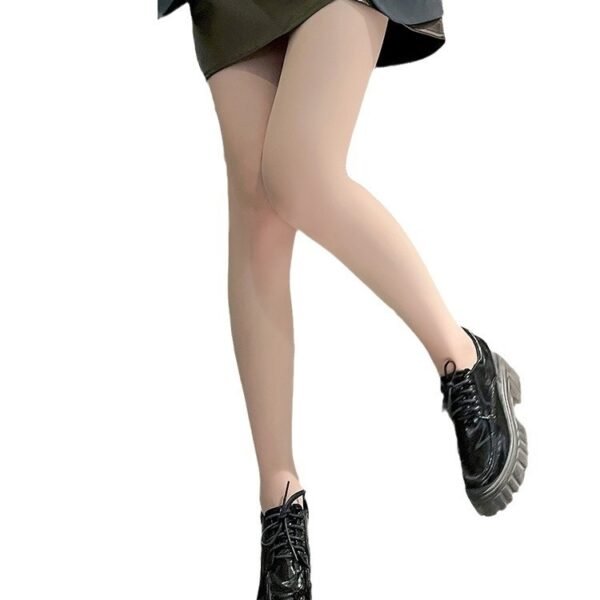 Black Silk Stockings Thin Nylon Silk Pantyhose Sunscreen Superb Fleshcolor Pantynose - Image 4