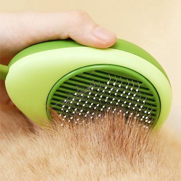 One-Button Self-Cleaning Cat Grooming Brush - Image 7
