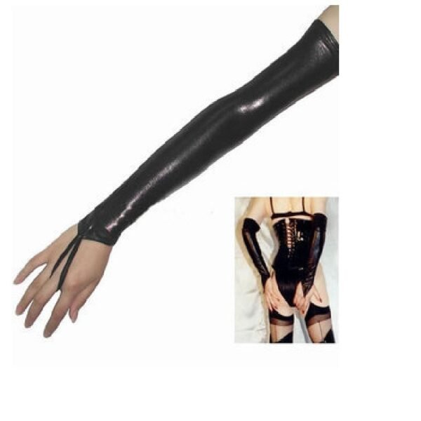 Arm Sleeve Glossy Adhesive Hook Finger Sleeve Cover