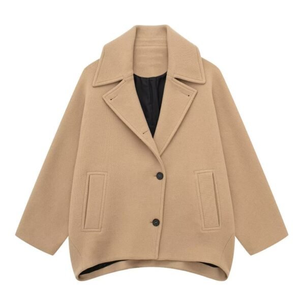 Autumn New Wool Blended Short Coat - Image 6