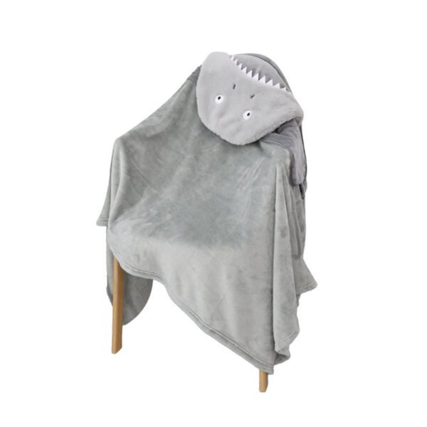 Multifunctional Cartoon Hooded U-shape Pillow Neck Pillow Office Nap Shawl - Image 9