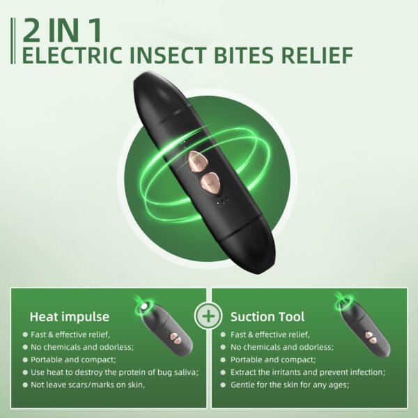 2-in-1 Electric Insect Bite Fever Suction Bite Toxin Anti-itching Instrument - Image 4