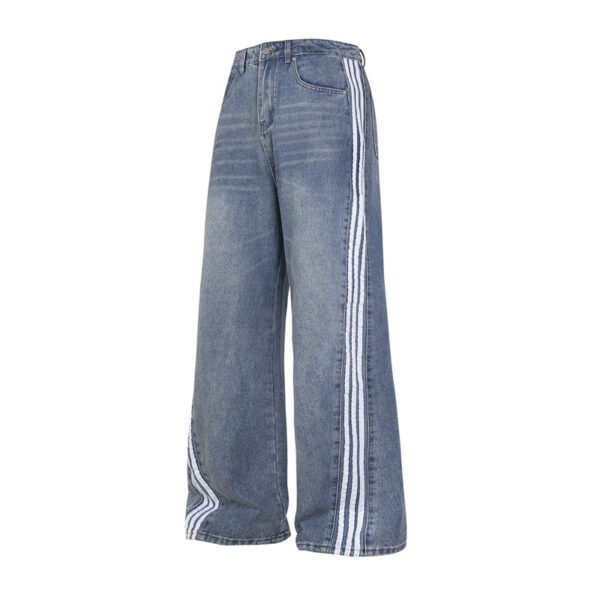 Loose Straight Wide Leg Mop Trousers - Image 2
