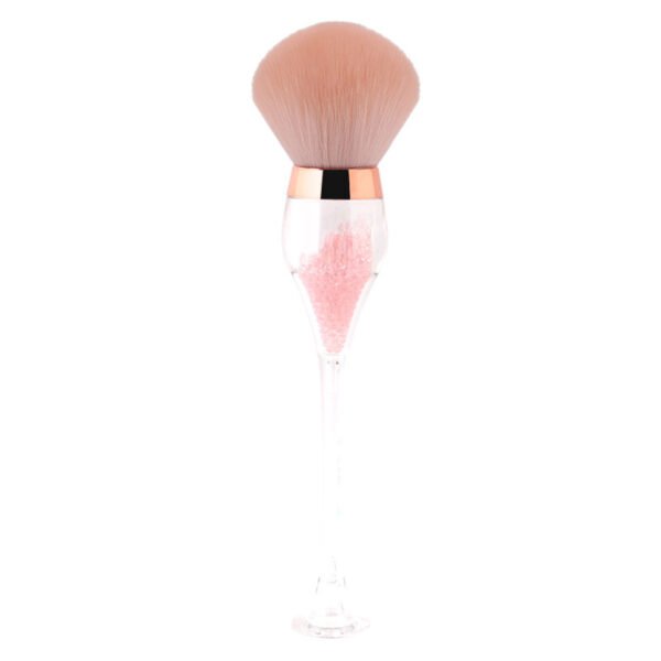 Single Large Makeup Brushes Fluffy Powder Blush Compensator Creative Wine Glass Shape Crafts Level Cosmetic Beauty Tools - Image 4