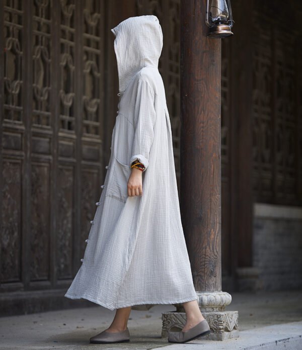 Retro Hooded National Style Cloak Robe Overcoat Coat - Image 10