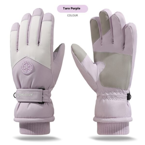 Skiing Gloves Winter Touch Screen Motorcycle Fleece-lined Warm - Image 6