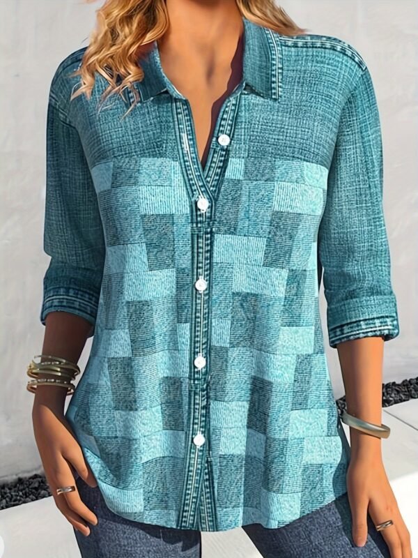 Women's Autumn Vintage Denim Jacket - Image 8