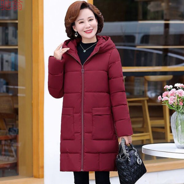 Down Cotton-padded Coat For Middle-aged And Elderly Outer Wear - Image 2