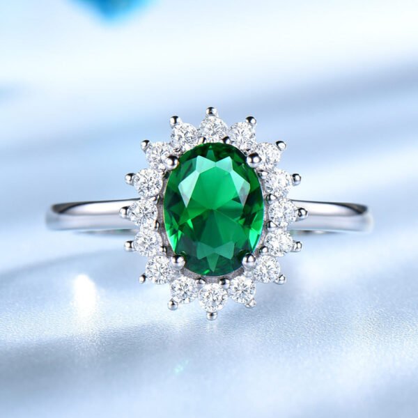 Threecolor Baby Stone Ring Women - Image 4