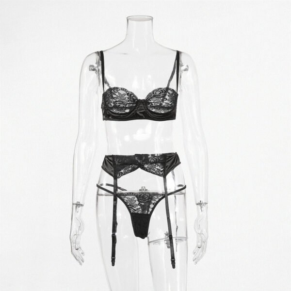 Lace sexy perspective sexy lingerie set - Image 5