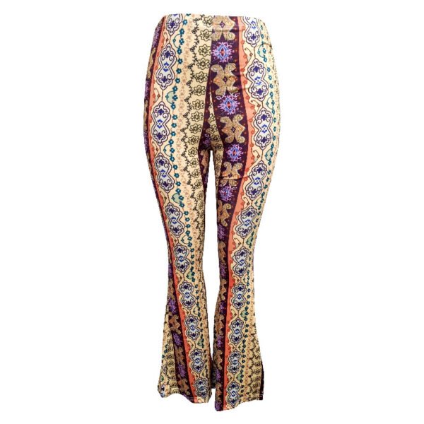 Women's Printed Slightly Flared Leggings - Image 2