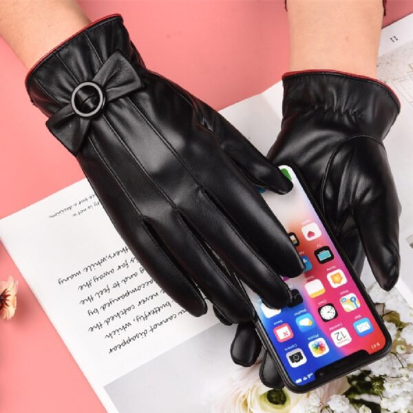 Women's Winter Gloves Women's Thickened Warm - Image 3
