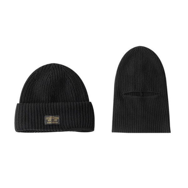Vintage Knitted Melon Skin Warm Beanie - Image 3