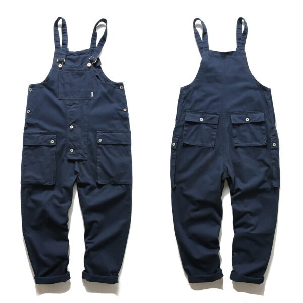 Casual Suspenders Pants Men's Business Shirt Trousers Workwear For Workers Loose Suspenders - Image 7