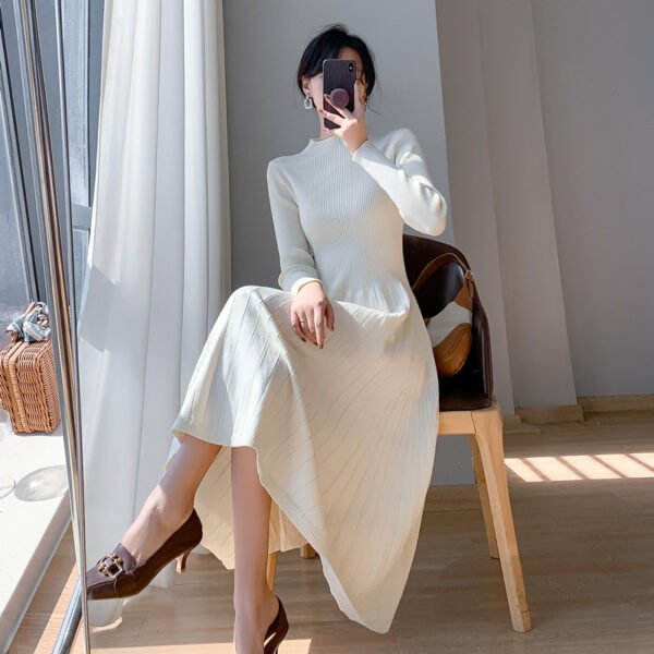 Inner Wear Base A- Line Knitted Dress Women