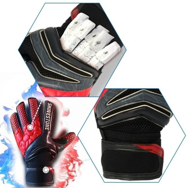 Children Harness Finger Guard Thickened Latex Goalkeeper Gloves - Image 4