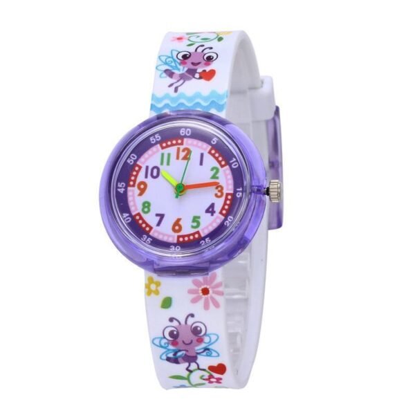 Children's Silicone Cartoon Transparent Cute Fashion Watch - Image 8