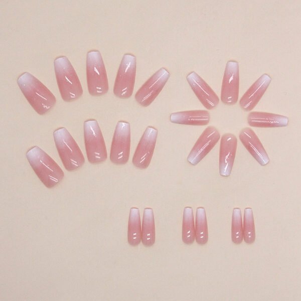 Mid-length Ballet Nail Manicure Wearable Nail Sticker - Image 3