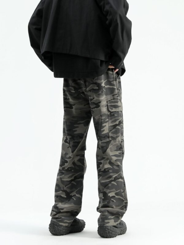 Fashion Brand Design Sense Paratrooper Denim Trousers - Image 4