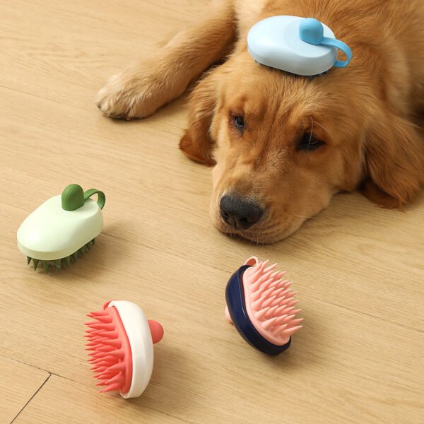 Soft Silicone Pet Hair Remover Comb for Dogs & Cats - Image 2
